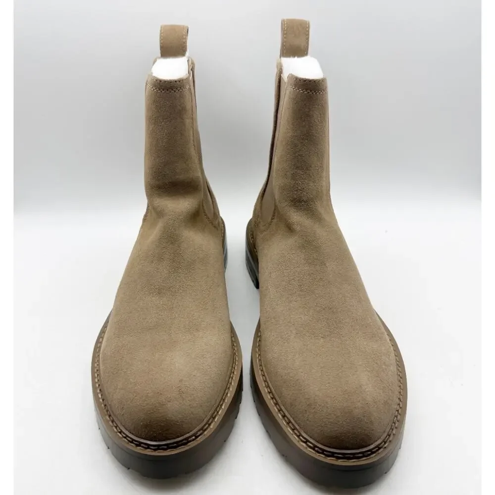 Saint Morta Men's Chunky Chelsea Boots Size 10 EU 44 Mocha Brown NIB